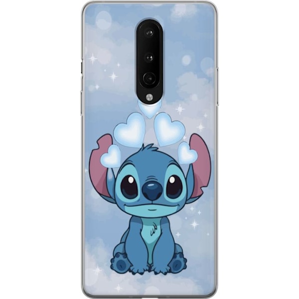 OnePlus 8 Läpinäkyvä kuori Stitch Hyppäävä Ilo - Hauska Suunnittelu Lahjalle