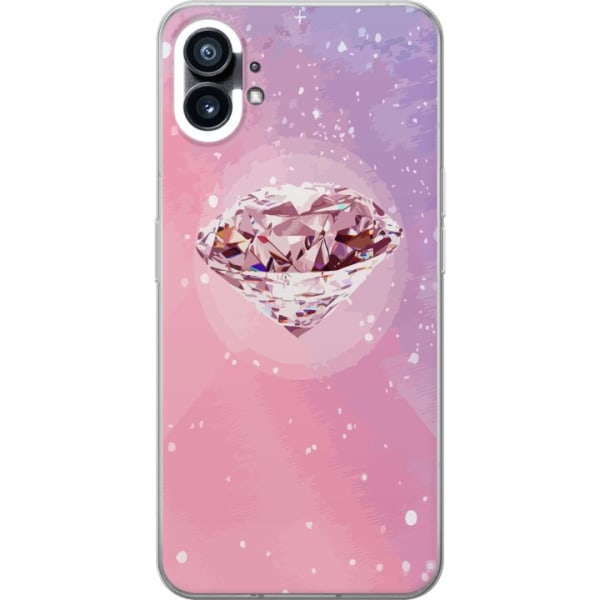 Nothing Phone (1) Gjennomsiktig deksel Glitter Diamant