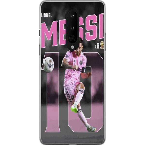 OnePlus 8 Läpinäkyvä kuori Lionel Messi