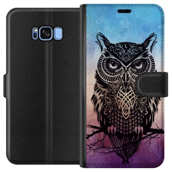Samsung Galaxy S8 Lompakkokotelo Pöllö