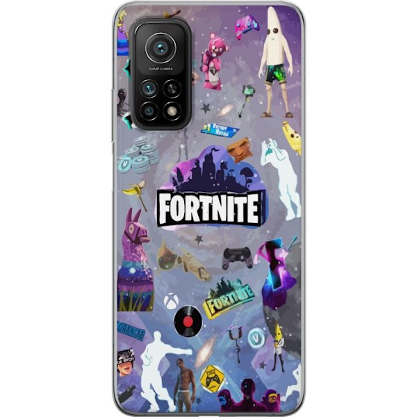 Xiaomi Mi 10T Pro 5G Gennemsigtig cover Fortnite