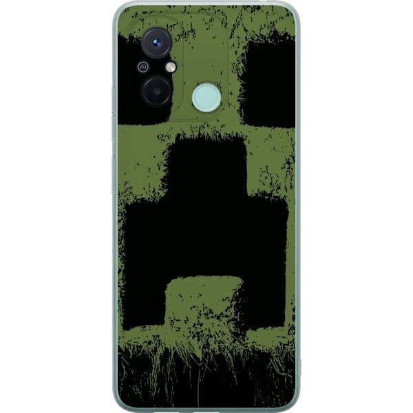 Xiaomi Redmi 12C Genomskinligt Skal A Minecraft Movie