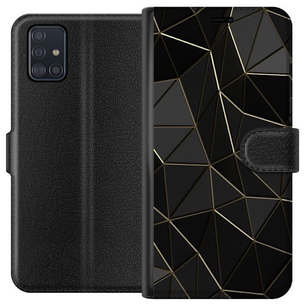 Samsung Galaxy A51 Tegnebogsetui Midnat