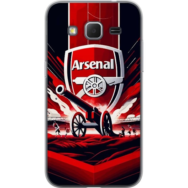 Samsung Galaxy Core Prime Genomskinligt Skal Arsenal