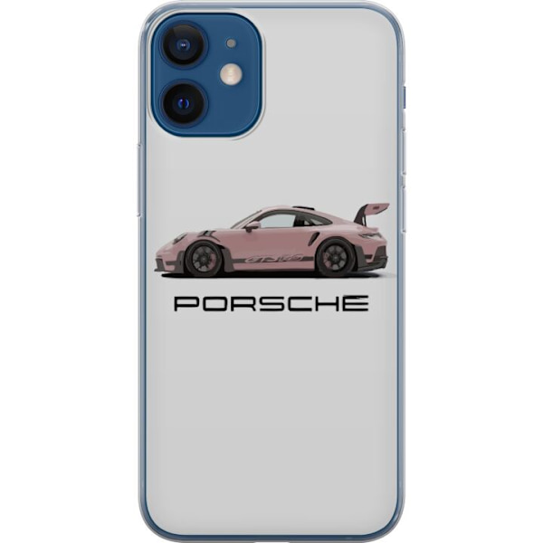 Apple iPhone 12  Genomskinligt Skal Porsche 911 Pink