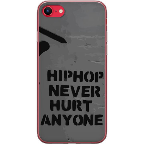 Apple iPhone 7 Läpinäkyvä kuori Hip Hop Ei Koskaan Satuta Ketään Lainaus Streetwear Musiikki Elämäntapa Graafinen Teksti Motiivi Suosittu Kultt