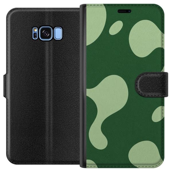 Kompatibelt Plånboksfodral till Samsung Galaxy S8 Matcha Melt grön