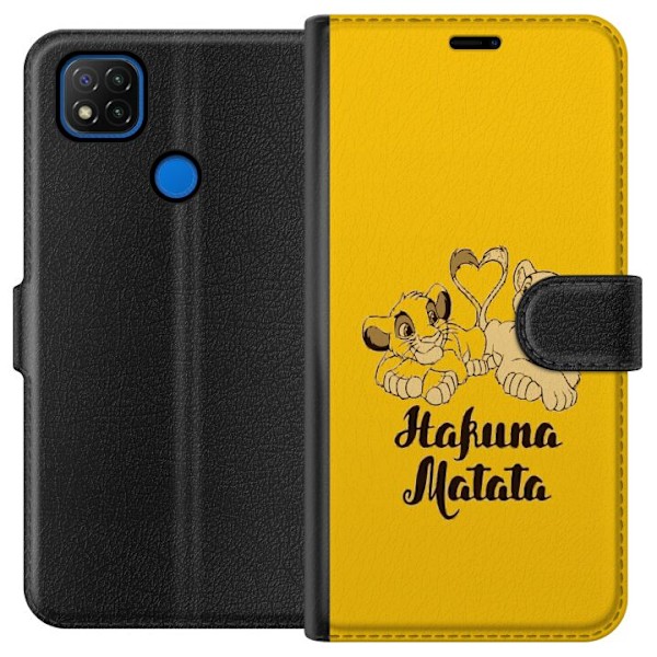Xiaomi Redmi 9C Plånboksfodral Hakuna Matata