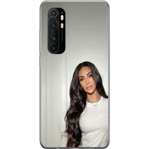 Xiaomi Mi Note 10 Lite Genomskinligt Skal Kim Kardashian – Iconic Style Collection