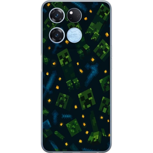 OnePlus Ace Racing Läpinäkyvä kuori Minecraft Dungeons Mob
