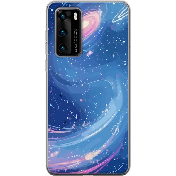 Huawei P40 Gjennomsiktig deksel Galaksen