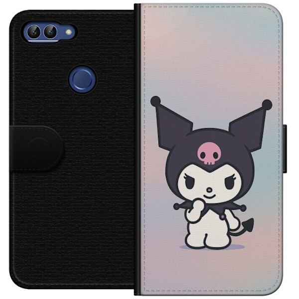 Huawei P smart Plånboksfodral Kawaii Sanrio Kuromi