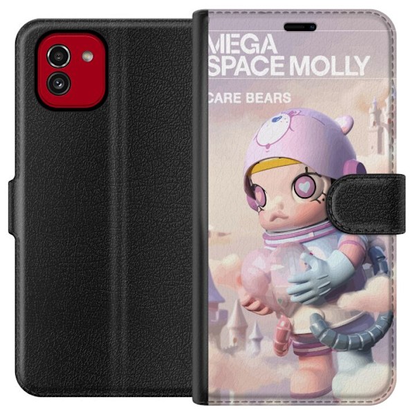 Samsung Galaxy A03 Tegnebogsetui Mega Space Molly Care Bears S