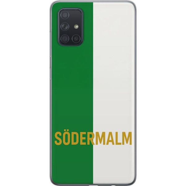 Samsung Galaxy A71 Läpinäkyvä kuori Södermalm - jalkapallo