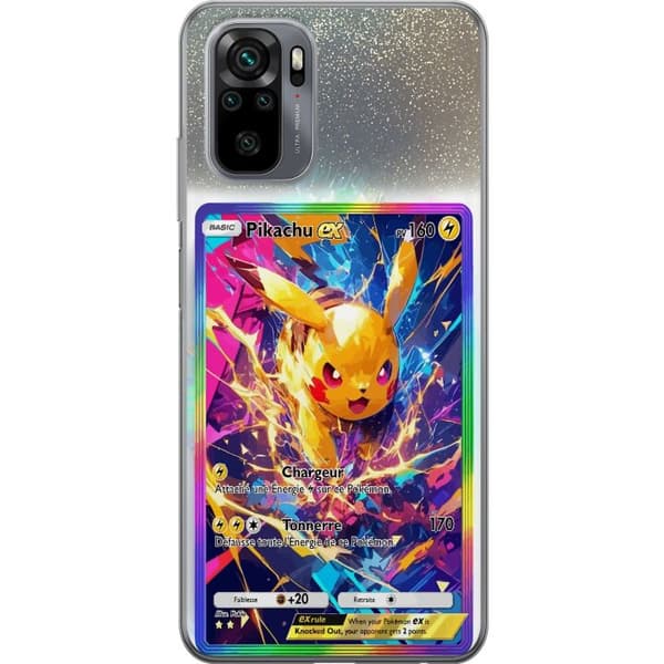 Kompatibelt Mobildeksel til Xiaomi Redmi Note 10 Pikachu gul