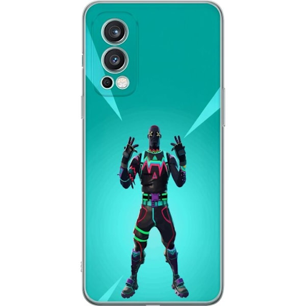 OnePlus Nord 2 5G Gennemsigtig cover sort ridder fortnite