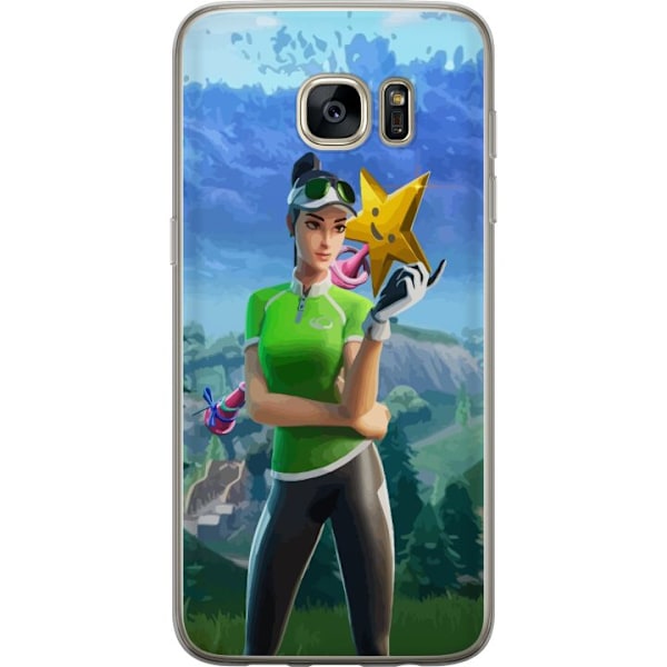 Samsung Galaxy S7 edge Genomskinligt Skal Fortnite