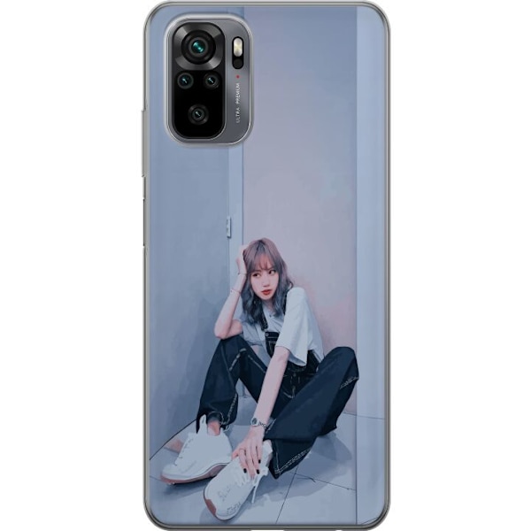 Xiaomi Redmi Note 10S Läpinäkyvä kuori Lisa from Blackpink – K-pop Style Icon