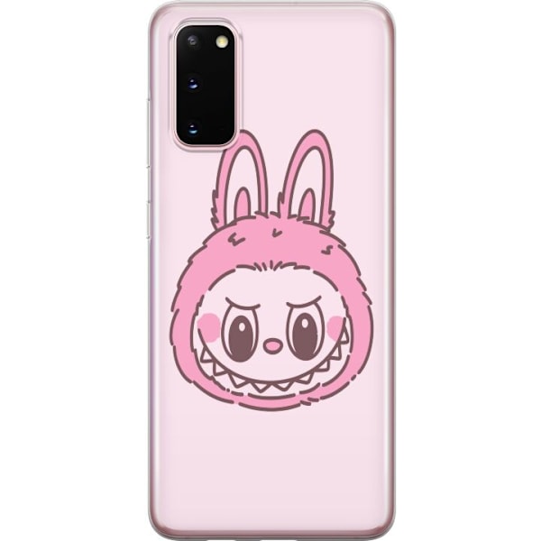 Samsung Galaxy S20 Gjennomsiktig deksel Labubu Dyrekretsbunnyu
