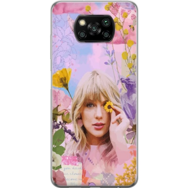 Xiaomi Poco X3 NFC Läpinäkyvä kuori Taylor Swift