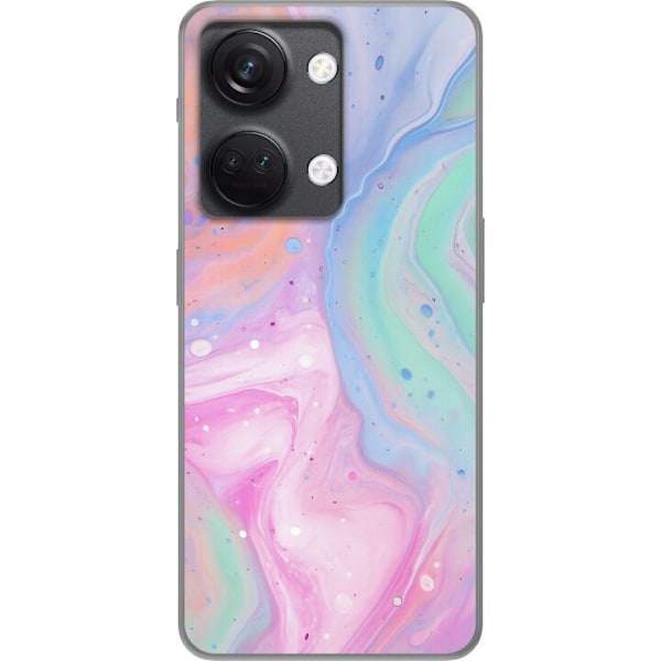 OnePlus Nord 3 Gjennomsiktig deksel Pastellmarmor