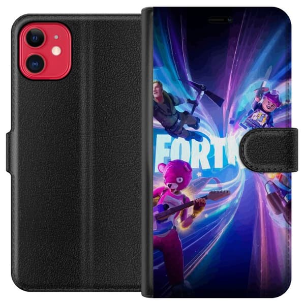 Kompatibel Tegnebogsetui til Apple iPhone 11 Fortnite