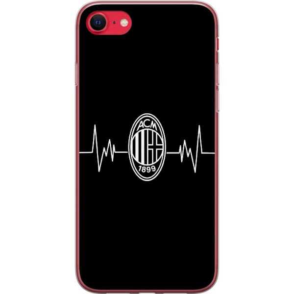 Apple iPhone 8 Genomskinligt Skal AC Milan