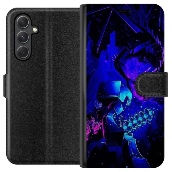 Kompatibelt Plånboksfodral till Samsung Galaxy A05s Minecraft