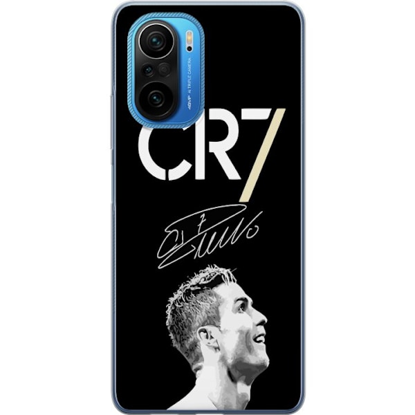 Xiaomi Poco F3 Läpinäkyvä kuori CR7 Ronaldo