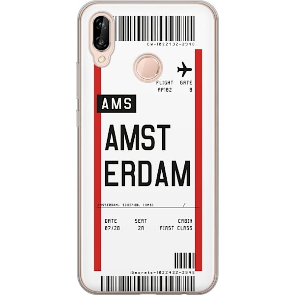 Huawei P20 lite Gjennomsiktig deksel Amsterdam