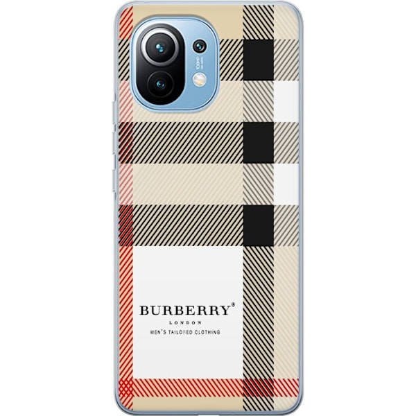 Xiaomi Mi 11 Genomskinligt Skal Burberry