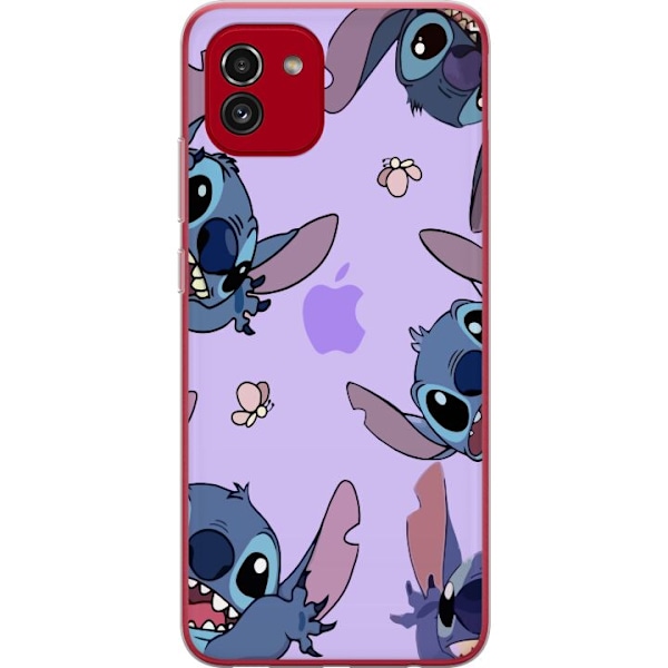 Samsung Galaxy A03 Läpinäkyvä kuori Stitch