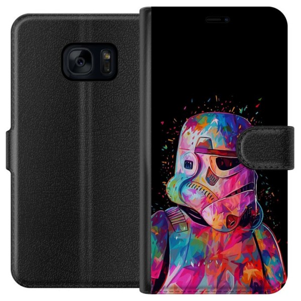 Samsung Galaxy S7 Tegnebogsetui Star Wars Stormtrooper