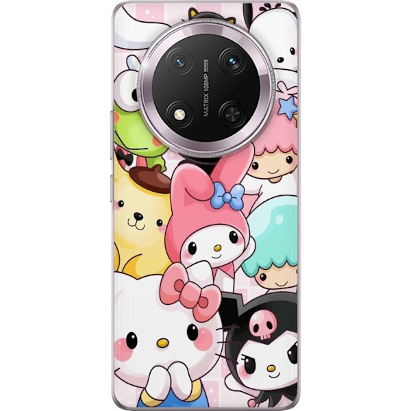 Honor Magic7 Lite Gennemsigtig cover Kawaii Sanrio Crew