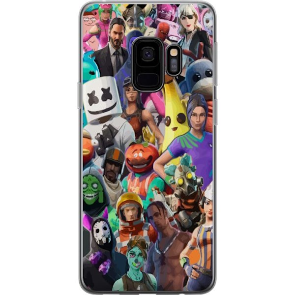 Samsung Galaxy S9 Gennemsigtig cover Fortnite