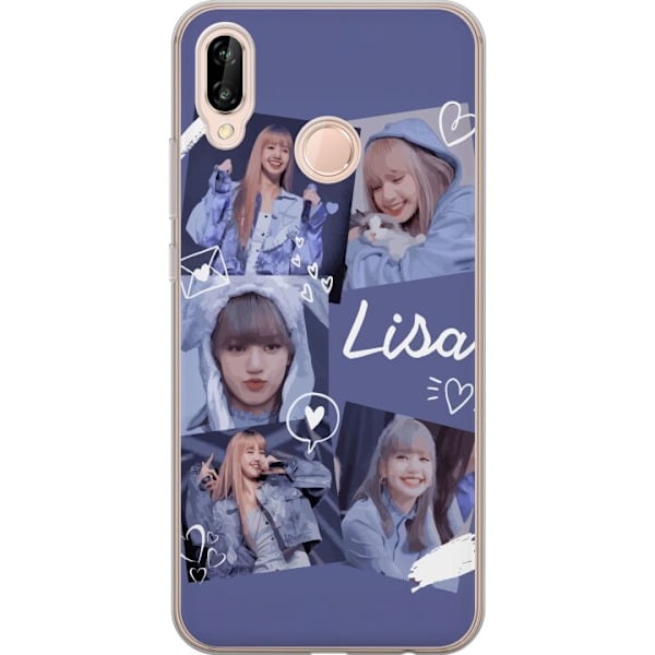 Huawei P20 lite Läpinäkyvä kuori Lisa Blackpink – Aesthetic K-pop Queen