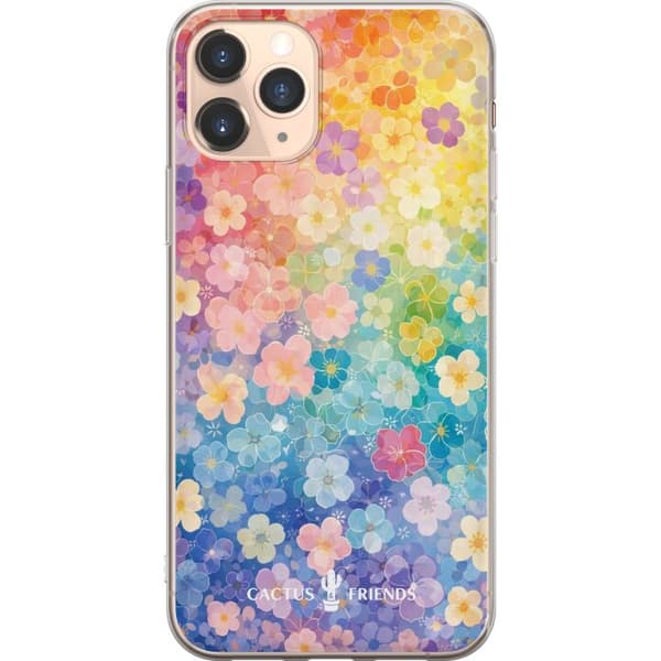 Kompatibelt Mobilskal till Apple iPhone 11 Pro Cactus and Friends – RainbowBloom