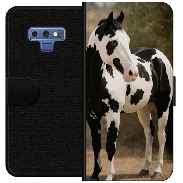 Samsung Galaxy Note9 Tegnebogsetui Smuk Hest - elegant illustration af hestemotiv