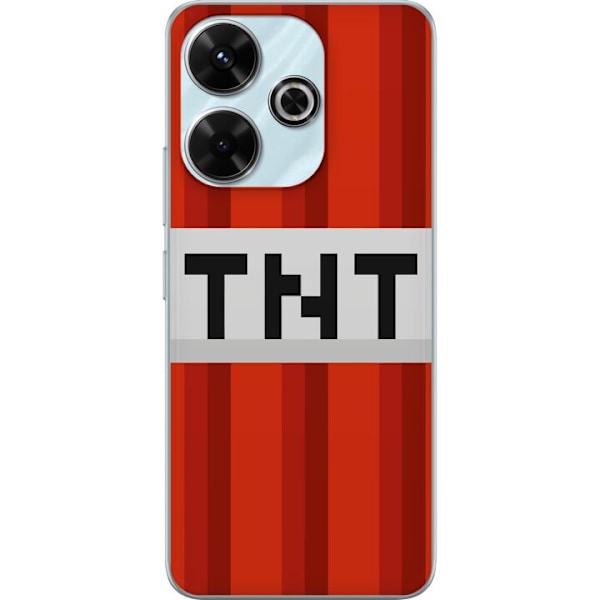 Xiaomi Redmi 13 Läpinäkyvä kuori Minecraft TNT