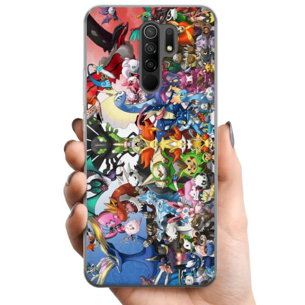 Xiaomi Redmi 9 TPU Matkapuhelimen kuori Pokemon