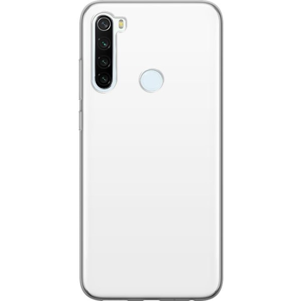 Xiaomi Redmi Note 8 Gjennomsiktig deksel Hvit