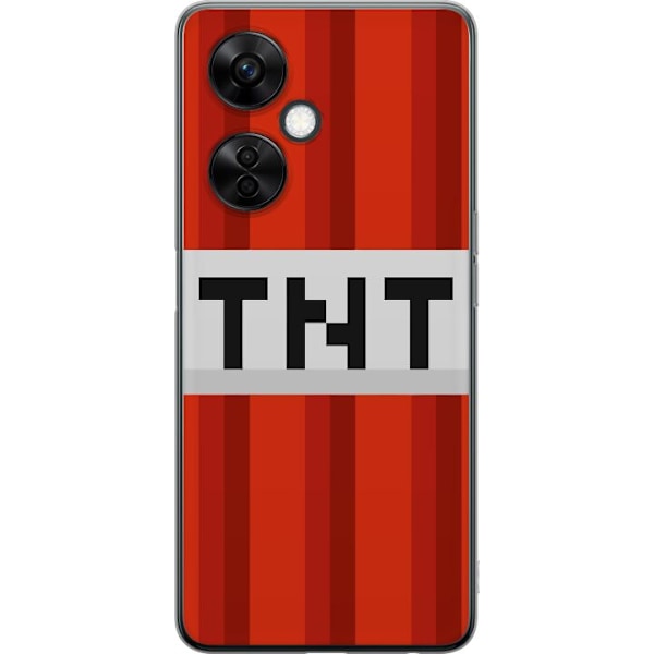 OnePlus Nord CE 3 Lite Läpinäkyvä kuori Minecraft TNT