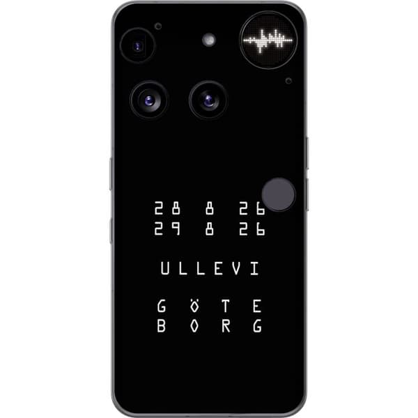 Kompatibelt Mobildeksel til Nothing Phone (3) Ullevi Göteborg 2026 hvit
