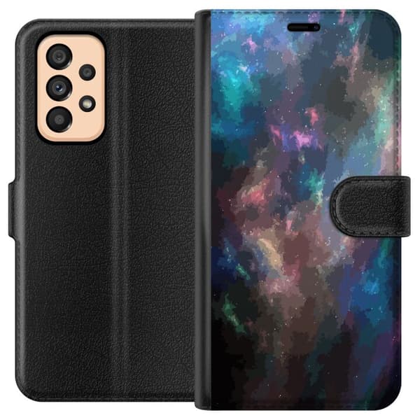 Kompatibelt Plånboksfodral till Samsung Galaxy A53 5G Galaxy Marmor