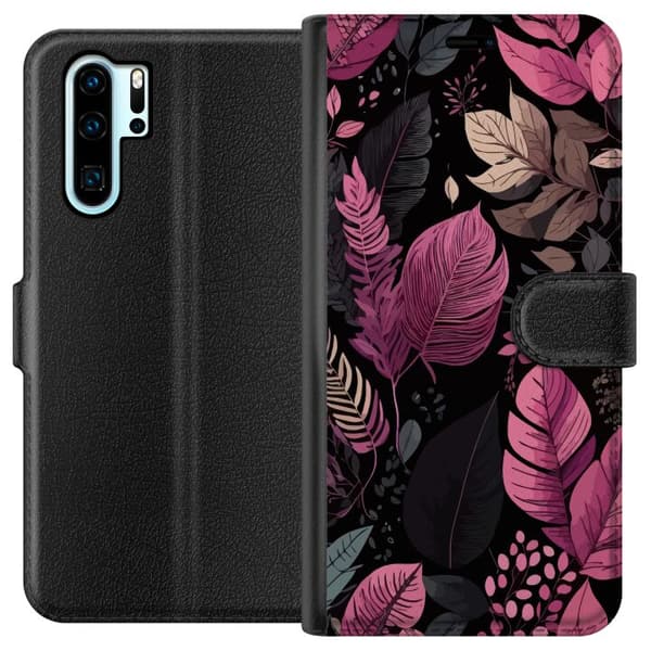 Kompatibelt Lommeboketui til Huawei P30 Pro Löv