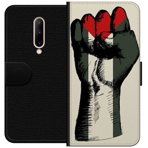 OnePlus 7 Pro Lompakkokotelo Käsi sidottu Palestinan väreihin - voimakas symboli vapausliikkeelle