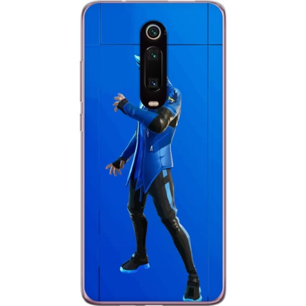 Xiaomi Mi 9T Pro  Gennemsigtig cover Fortnite - Ninja Blue