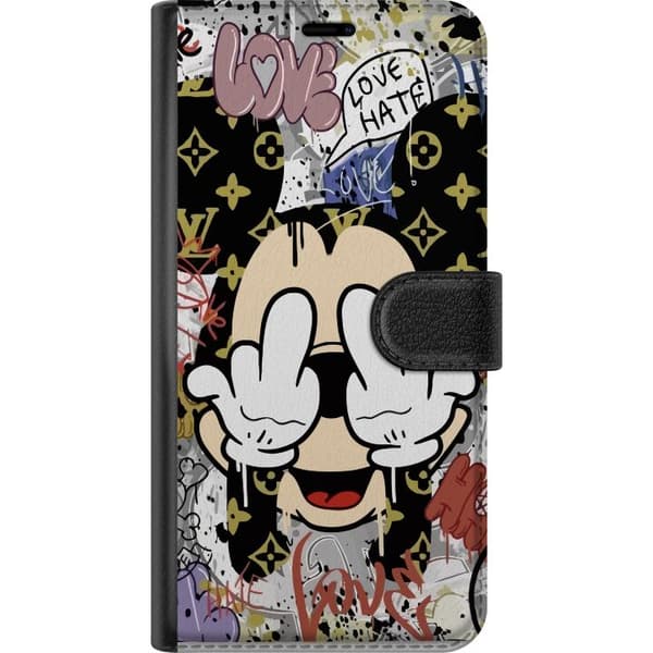 Kompatibel Tegnebogsetui til Apple iPhone 13 mini Mickey Mouse