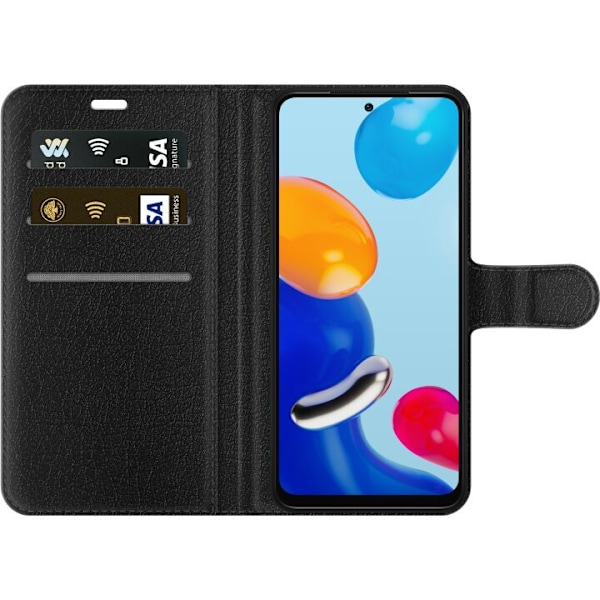Xiaomi Redmi Note 11 Plånboksfodral Vit marmor