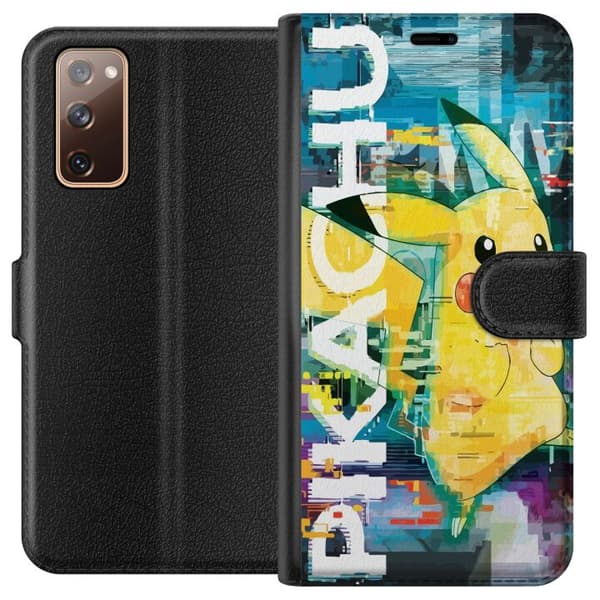 Kompatibelt Plånboksfodral till Samsung Galaxy S20 FE Pikachu